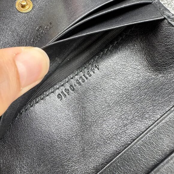 GUCCI GG Marmont Leather Bifold Wallet 235-031425 - Picture 9 of 14